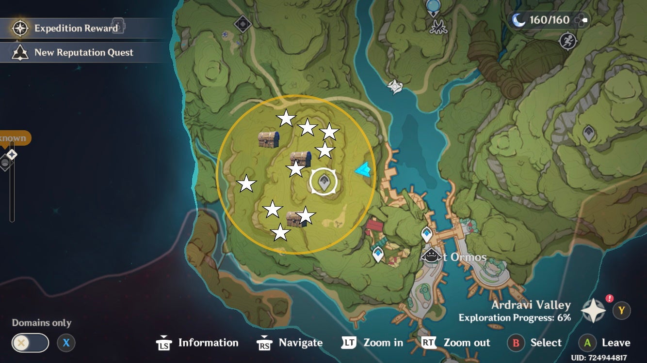 Genshin Impact treasure hunt locations for Lost Riches event